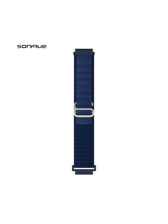 Curea Nylon Alpine Loop Band Sonique 22mm Samsung Huawei Amazfit Xiaomi Honor Albastră Curea Nylon Alpine Loop Band Sonique 22mm Samsung Huawei Amazfit Xiaomi Honor Albastră