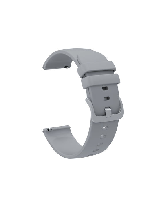 Curea Monocromă Moale din Silicon pentru Ceas Huawei Watch GT Runner 22mm Gri Curea Monocromă Moale din Silicon pentru Ceas Huawei Watch GT Runner 22mm Gri
