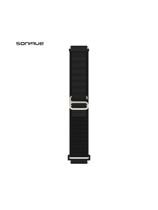 Λουράκι Nylon Alpine Loop Band Sonique 22mm Samsung Huawei Amazfit Xiaomi Honor Μαύρο Λουράκι Nylon Alpine Loop Band Sonique 22mm Samsung Huawei Amazfit Xiaomi Honor Μαύρο