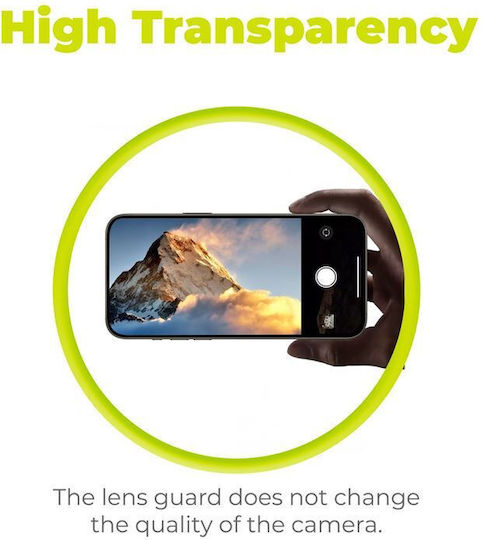 Set 2 Mobile Origin Sapphire Lens Guards Camera Protection Compatible Iphone 16 16 Plus Black