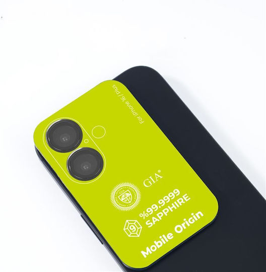 Set 2 Mobile Origin Sapphire Lens Guards Camera Protection Compatible Iphone 16 16 Plus Black