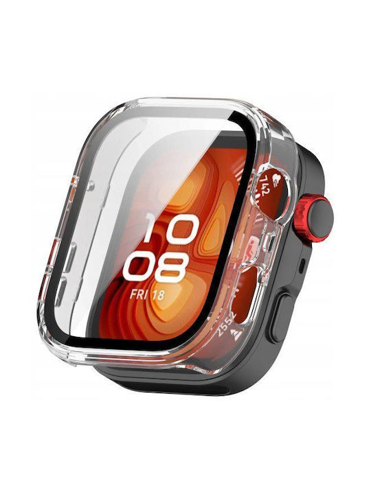 Techsuit Defense360 Pro Πλαστική Θήκη με Τζαμάκι σε Διάφανο χρώμα για Huawei Watch Fit 4 Pro Techsuit Defense360 Pro Πλαστική Θήκη με Τζαμάκι σε Διάφανο χρώμα για Huawei Watch Fit 4 Pro