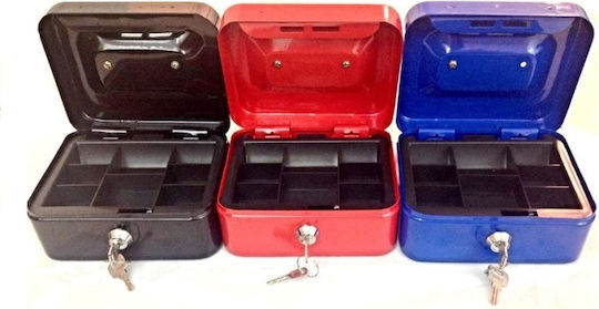 Motarro Cash Box with Lock Black 81010MCB00BK