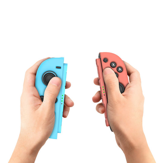 Προστατευτικό Μανίκι Σιλικόνης Nintendo Switch 2 Ροζ Μπλε