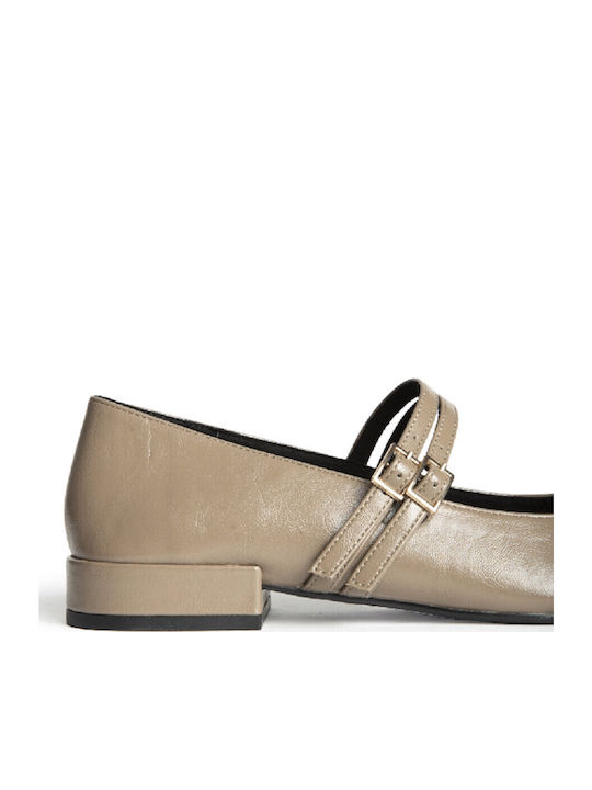 Damen Ballerinas Braune