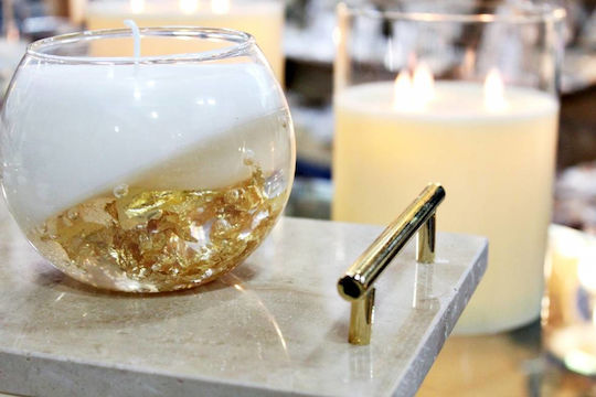 Gerakis Lumânare Aromatică în Borcan Auriu