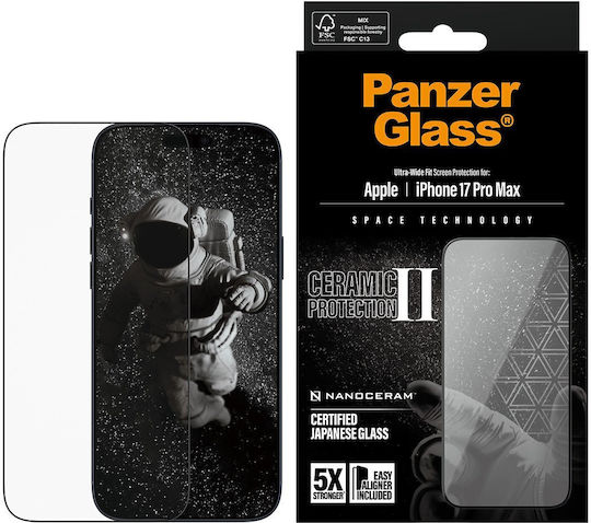 PanzerGlass Ceramic Screen Protector (iPhone 17 Pro Max / iPhone 16 Pro Max)