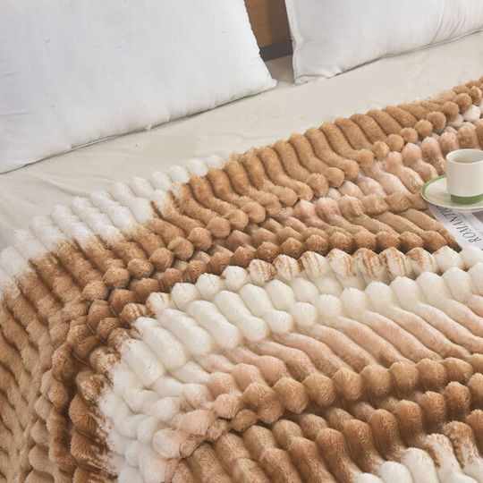 SpitiBazaar Einzelbett 160x240cm Brown - White SpitiBazaar Einzelbett 160x240cm Brown - White
