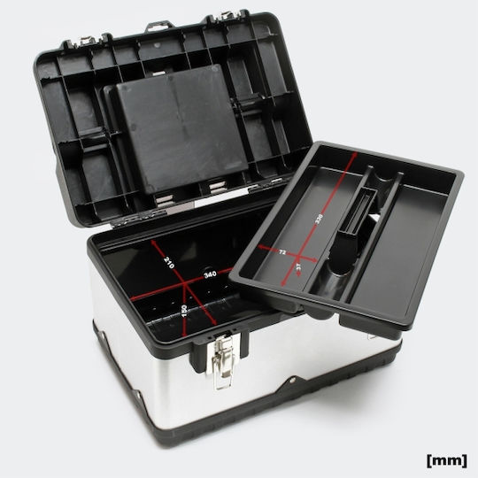 Wiltoc Wiltoc Hand Tool Case Metallic with Tobacco Case Dimensions: W38xD27xH25cm