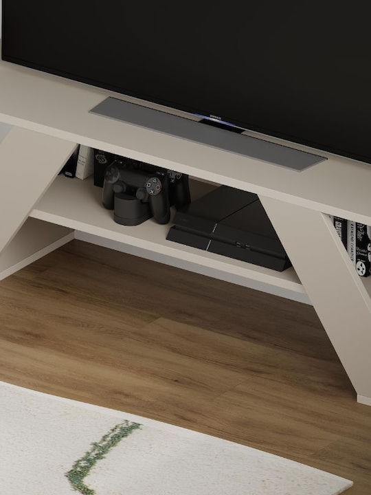 Έπιπλο Τηλεόρασης Farfalla Sandstone Μ120xΠ33.5xΥ40cm