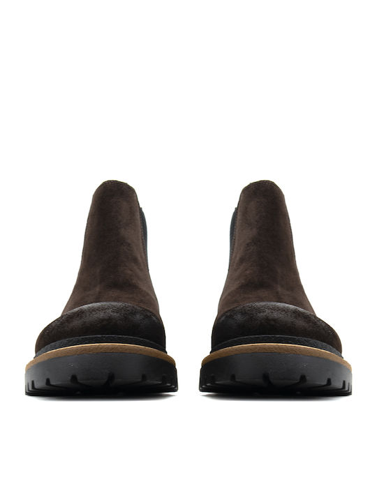 Ambitious Μποτάκια Casual Καφέ 13658-11171AM