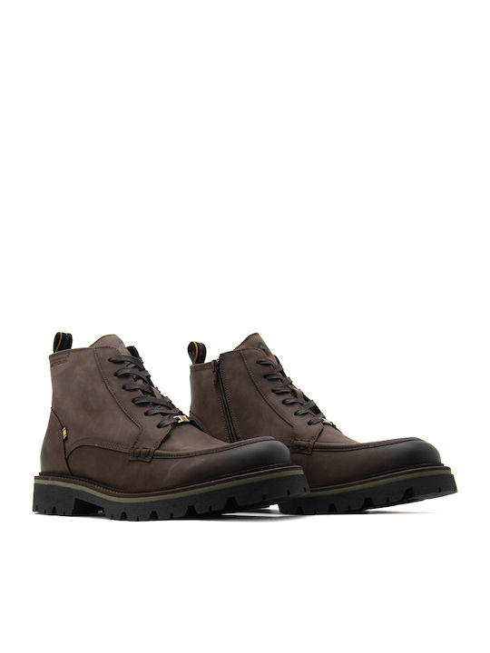 Leather Brown Men's Boots