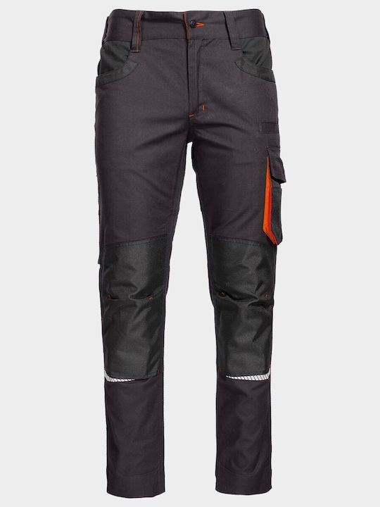 Stenso Pants Ανακλαστικό Παντελόνι Εργασίας Γκρι