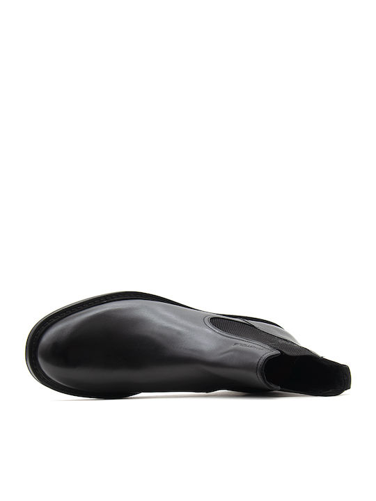 Piele Negru Ghete Chelsea