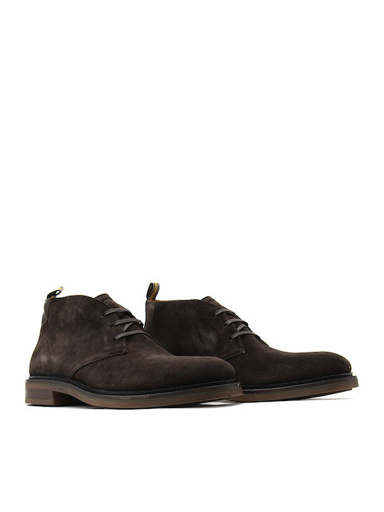 Suede Brown Men's Boots