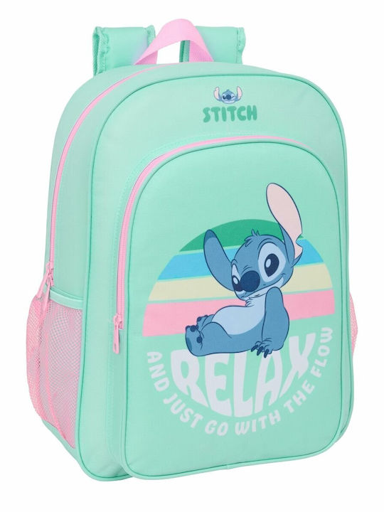 Stitch Ученическа Раница Куфар Детска Градина Розова 33 x 14 x 42см