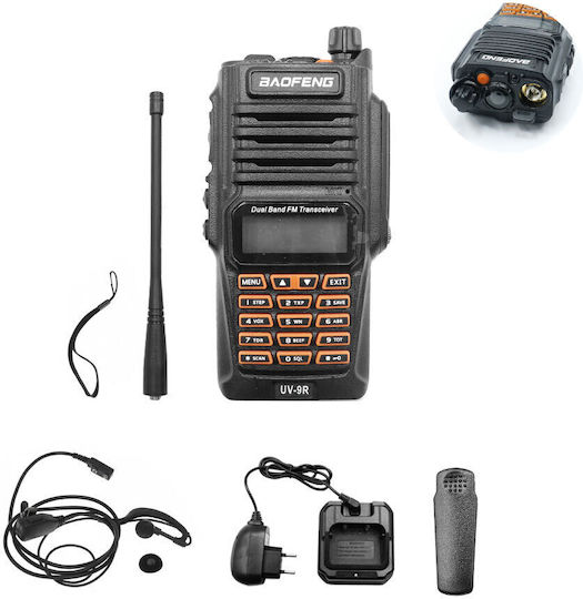 Baofeng BF-UV9R Ασύρματος Πομποδέκτης UHF/VHF 10W με Μονόχρωμη Οθόνη