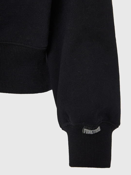 Women's Sweatshirt Hooded Black