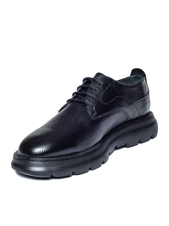 Men's Leather Casual Shoes Black