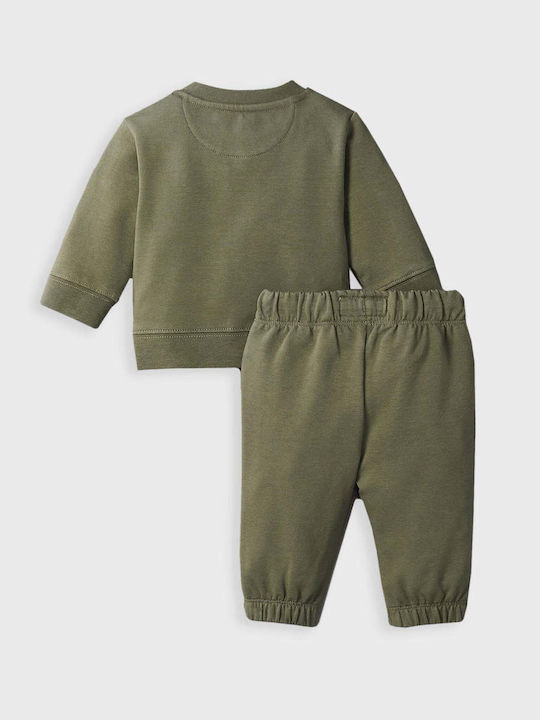 Monogram Kids Tracksuits Khaki 2 Pieces