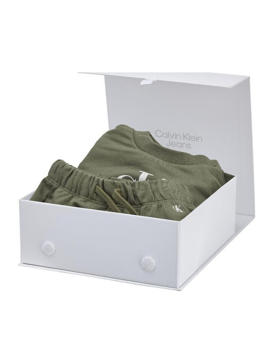 Monogram Kids Tracksuits Khaki 2 Pieces
