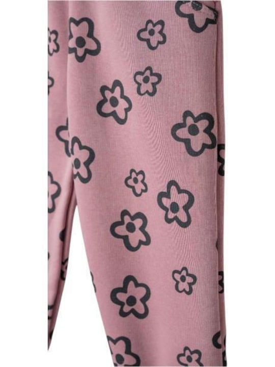 Kids Sweatpants Set Pink 2pcs