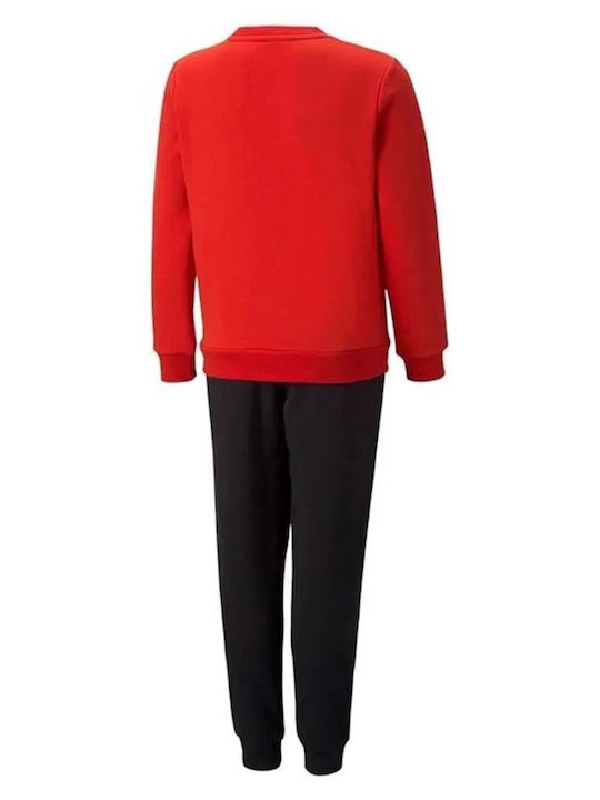 Kids Sweatpants Set Red 2pcs Jr Ess