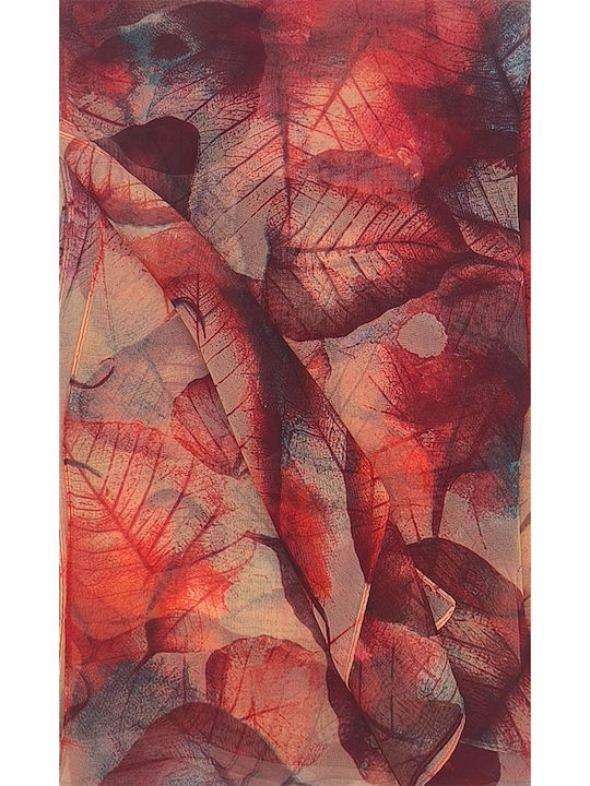 Gift-Me Women's Silk Scarf Red