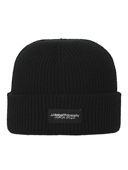 Beanie Masculin Căciulă Tricotat în culoarea Negru