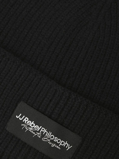 Beanie Ανδρικός Σκούφος Πλεκτός σε Μαύρο χρώμα