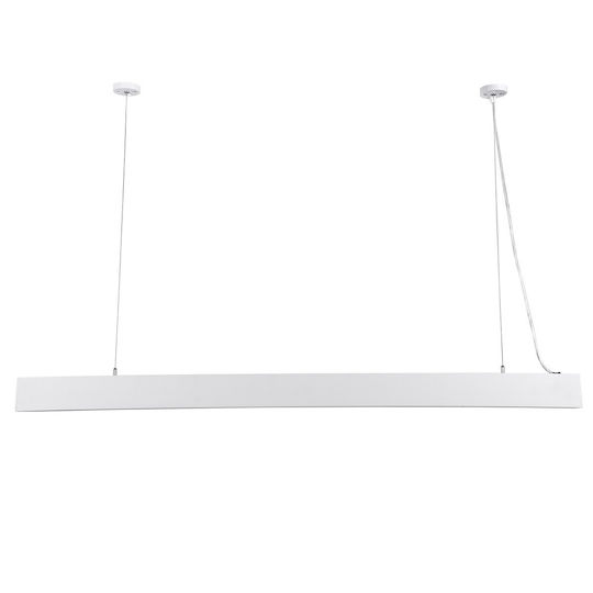 GloboStar Orion Commercial Linear LED Ceiling Light 72W Warm White IP20 Dimmable L120xY7cm