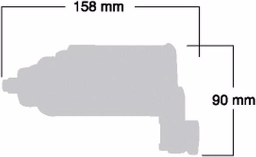 Shinano SI-1305 Αερόκλειδο 3/8" με Μέγιστη Ροπή 9kgm