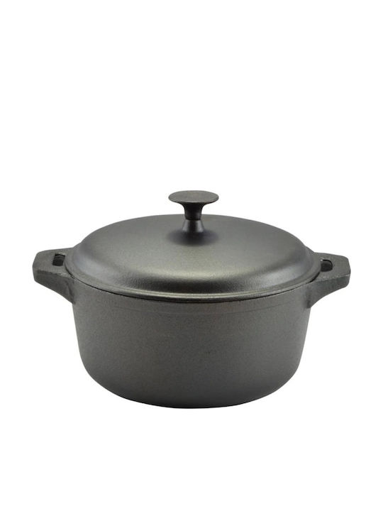 Perfect Home Tiefer Topf aus Gusseisen 4.2Es / 24cm