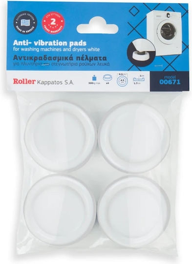 Roller Kappatos 00680 Anti-Vibration Pads For Washer/Dryer made of Plastic 4pcs