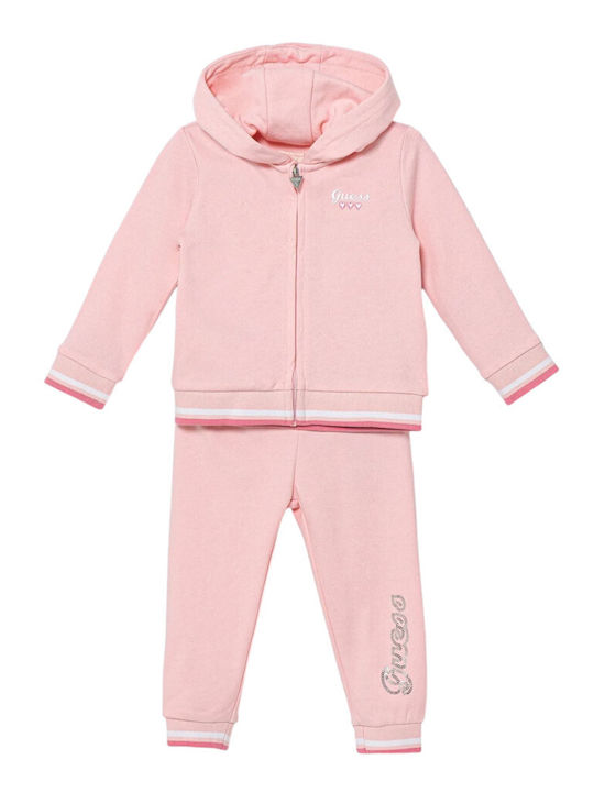 Kids Sweatpants Set Cotton Candy Pink 2pcs Active