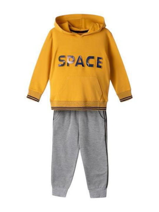 Kids Sweatpants Set Ochre 2pcs Space