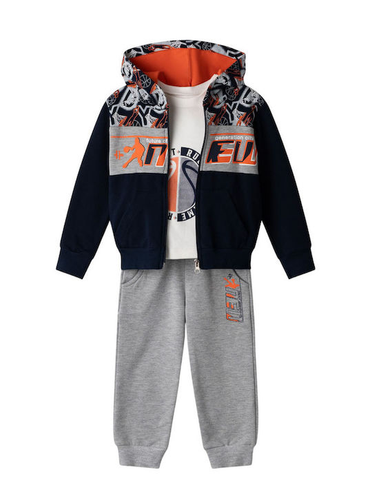 Kinder Sweatpants Set - Jogginganzug Blue 3Stück