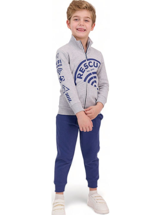 Kids Sweatpants Set Gray 2pcs