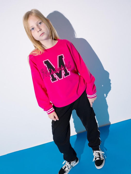 Kinder Sweatpants Set - Jogginganzug Fuchsia 2Stück