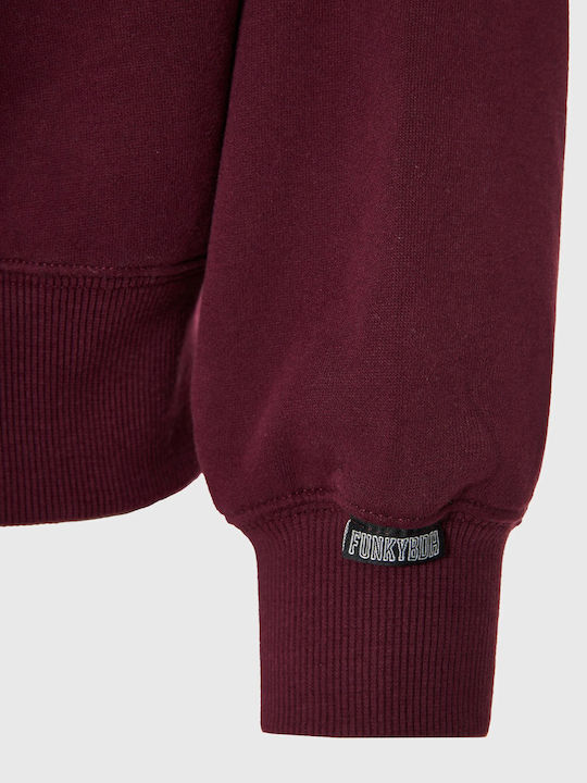 Women's Sweatshirt Hooded Burgundy