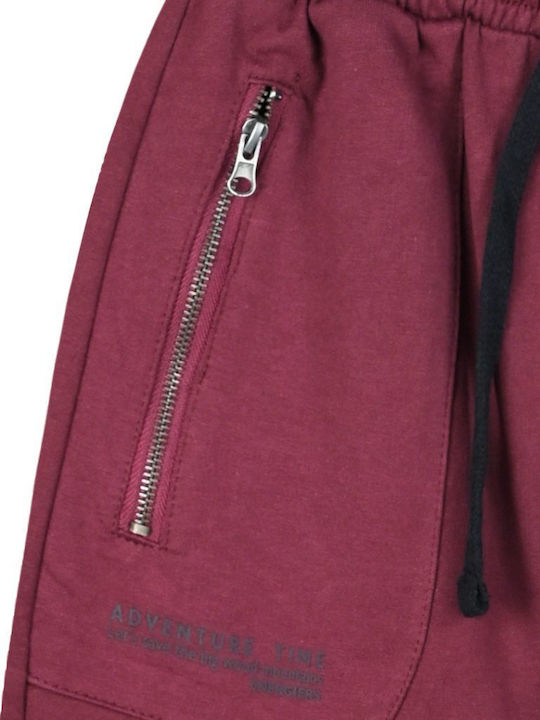 Pantaloni de Trening pentru Copii Burgundy