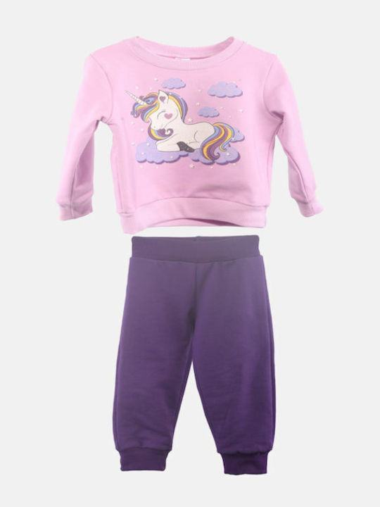 Set Trening pentru Copii Lila 2bucăți Unicorn