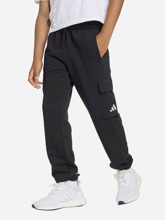 Kids Sweatpants Black Essentials Cargo