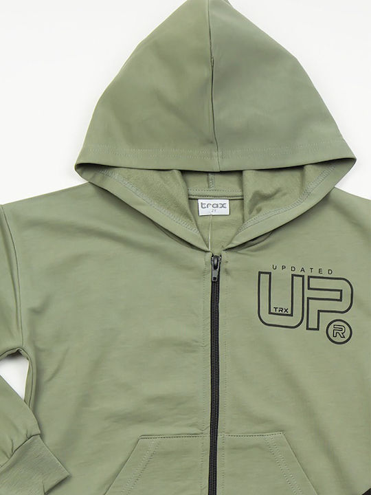 Kids Tracksuit Set With Khaki Jacket 2 Pieces