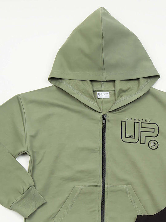 Kids Tracksuit Set With Khaki Jacket 2 Pieces