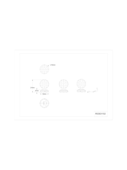 Trio Lighting Διακοσμητικό Φωτιστικό LED RGB