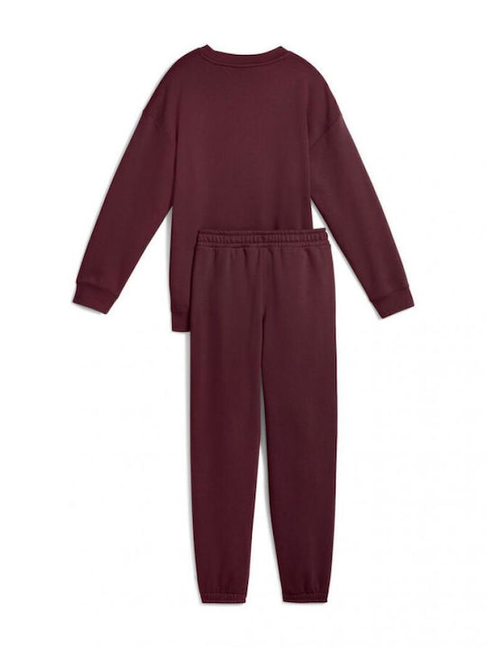 Παιδικό Σετ Φόρμας Μπορντό 2τμχ Sweat Suit