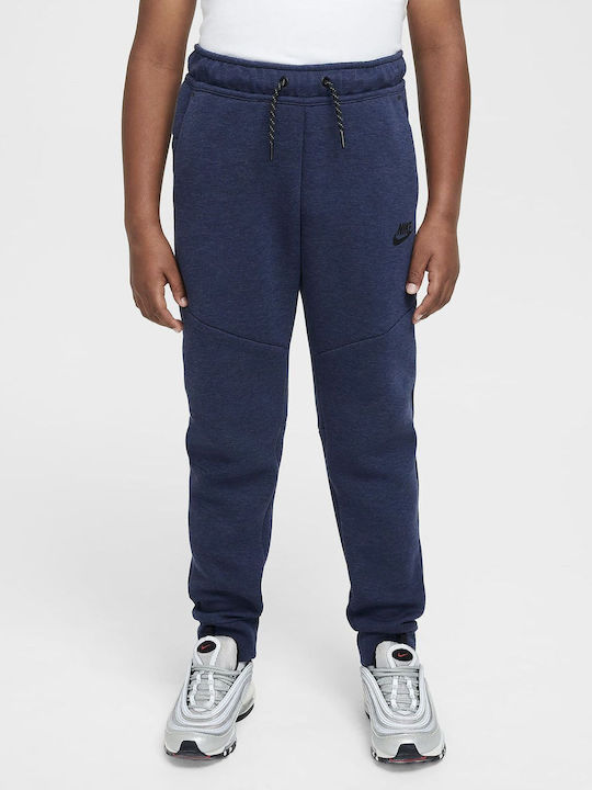 Kids Sweatpants Blue Sportswear Tech