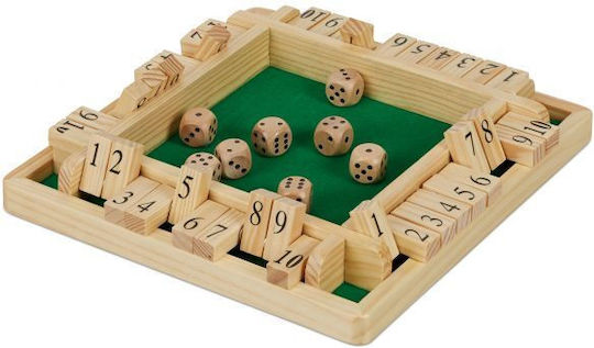 Joc de Societate Shut the Box pentru 2-4 Jucători 3+ Ani (EN) Relaxdays