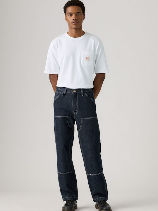 568 Herren Jeanshosen Cargo Lose Gerade Passform Mornin